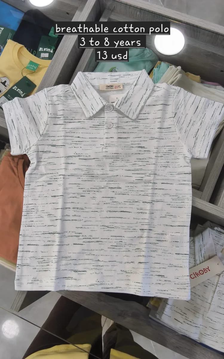 Boy's cotton polo