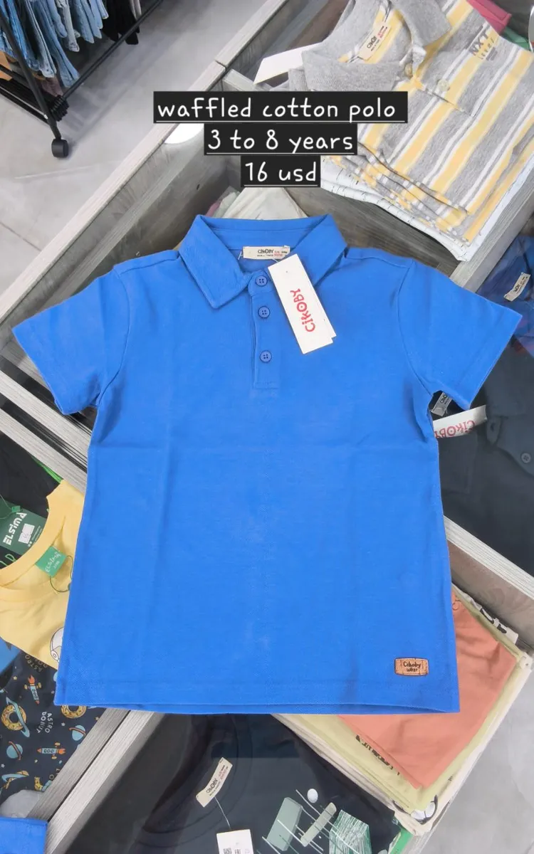 Pique cotton polo