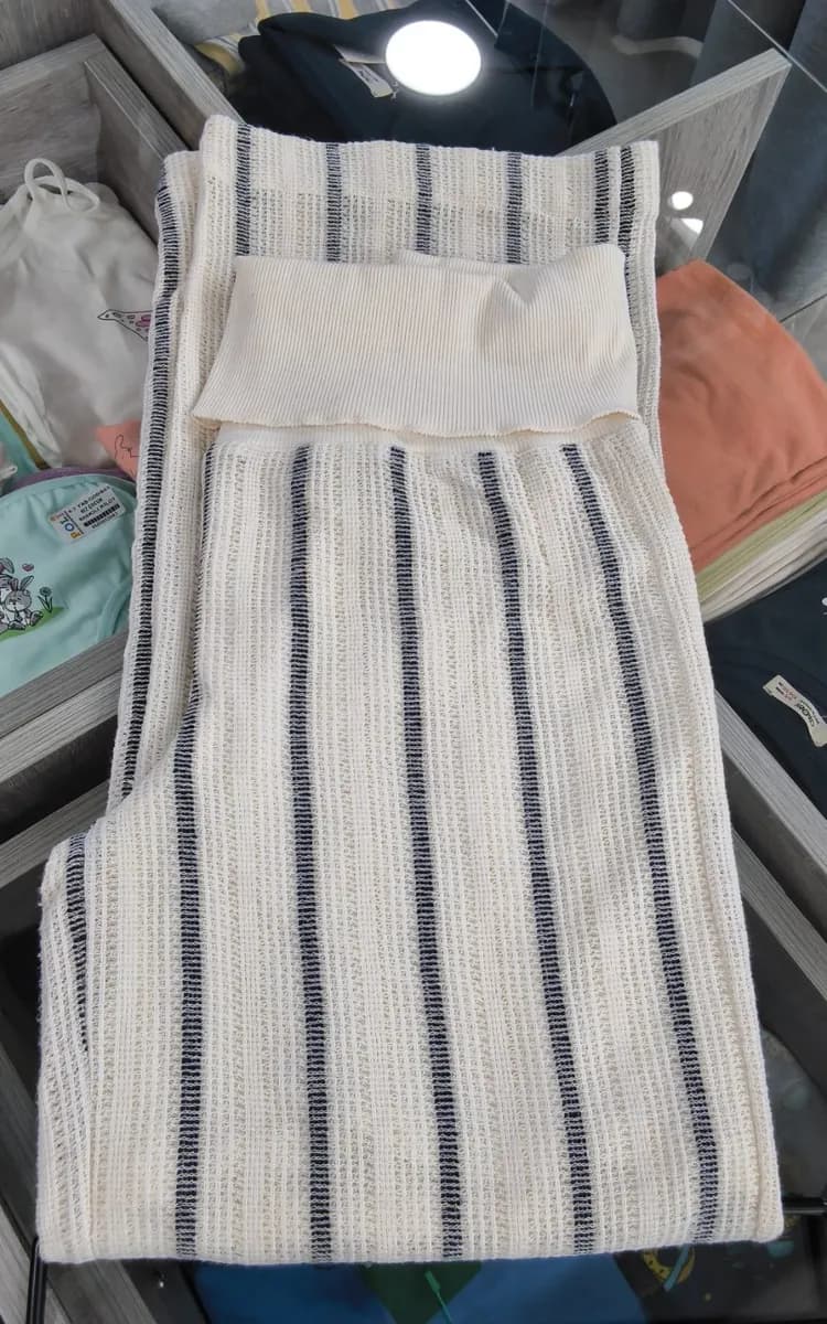 Girl's knitted cotton pant