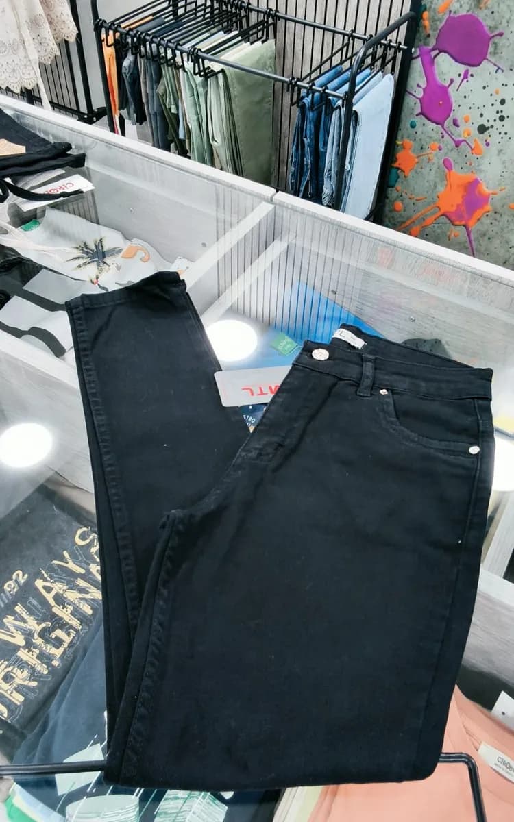 Slimfit cotton pant