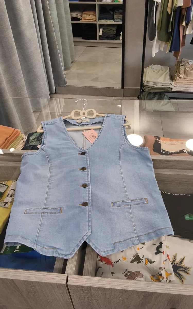 Denim vest