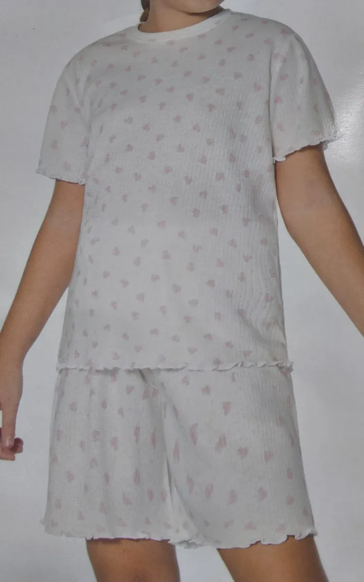 Girl's short pajama set